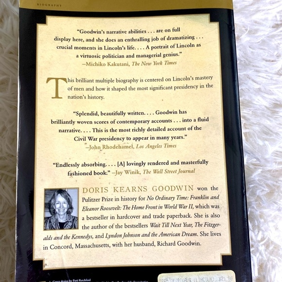 TEAM OF RIVALS - DORIS KEARNS GOODWIN - BEST SELLER HISTORY PB GUC - Picture 3 of 7